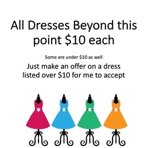 Dresses $10 and under